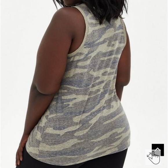 Torrid Vintage Triblend Jersey Crew Neck Tank - Picture 2 of 10